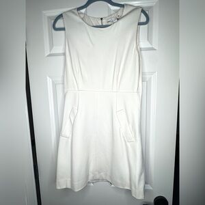 Diane von Furatenberg White Sleeveless Dress